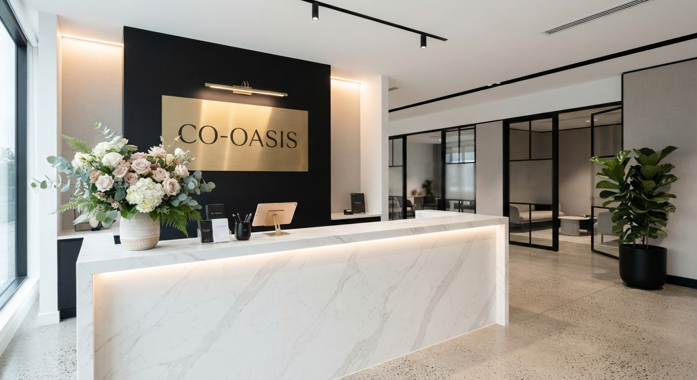 CO-OASIS 受付コンシェルジュカウンター